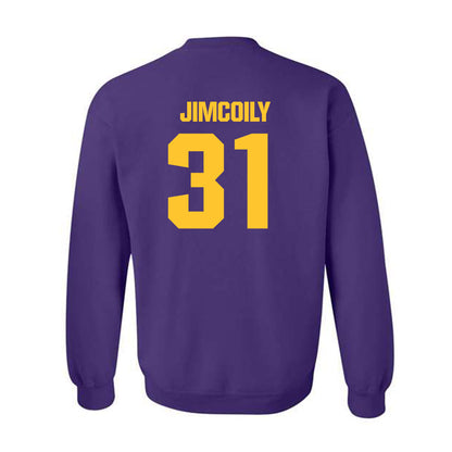LSU - NCAA Football : CJ Jimcoily - Classic Shersey Crewneck Sweatshirt-1
