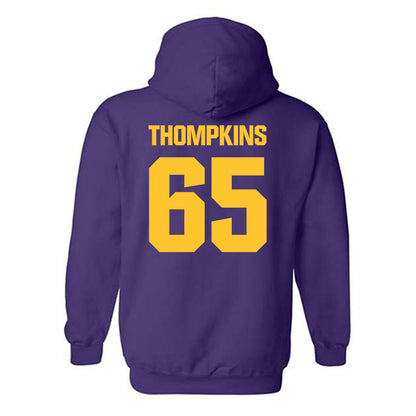 LSU - NCAA Football : Sean Thompkins - Classic Shersey Hooded Sweatshirt-1