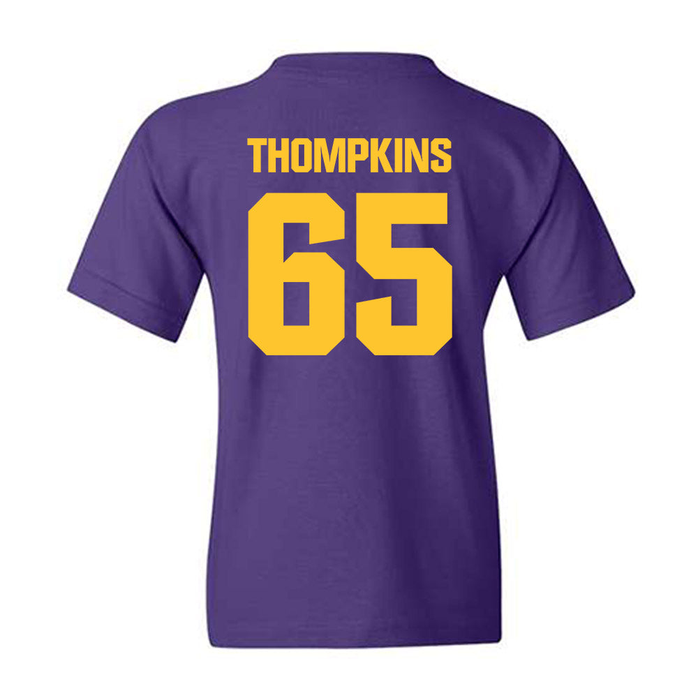 LSU - NCAA Football : Sean Thompkins - Classic Shersey Youth T-Shirt-1
