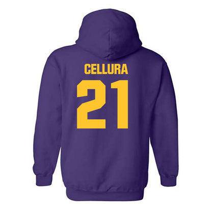 LSU - NCAA Softball : Cece Cellura - Classic Shersey Hooded Sweatshirt-1