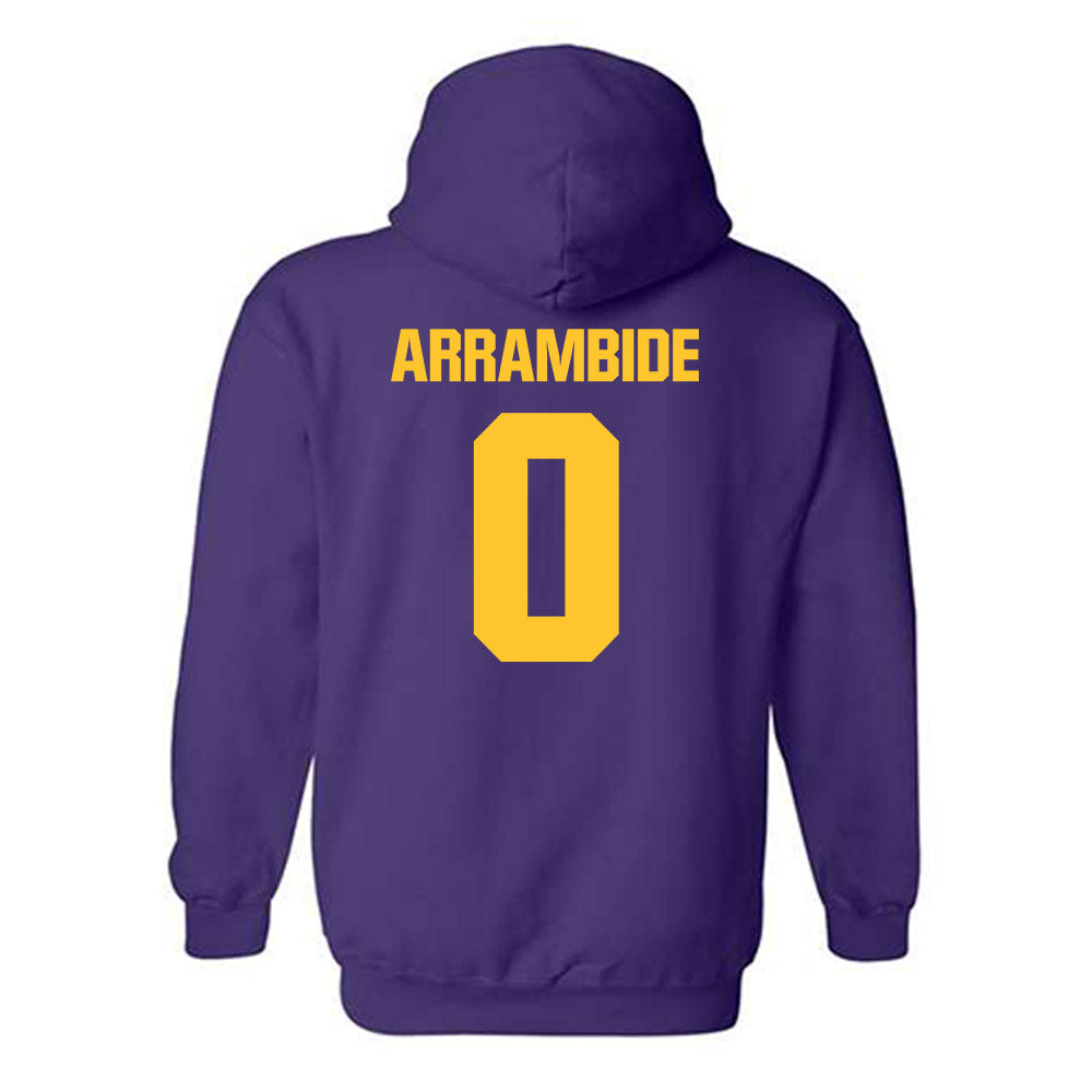 LSU - NCAA Baseball : Cade Arrambide - Classic Shersey Hooded Sweatshirt-1