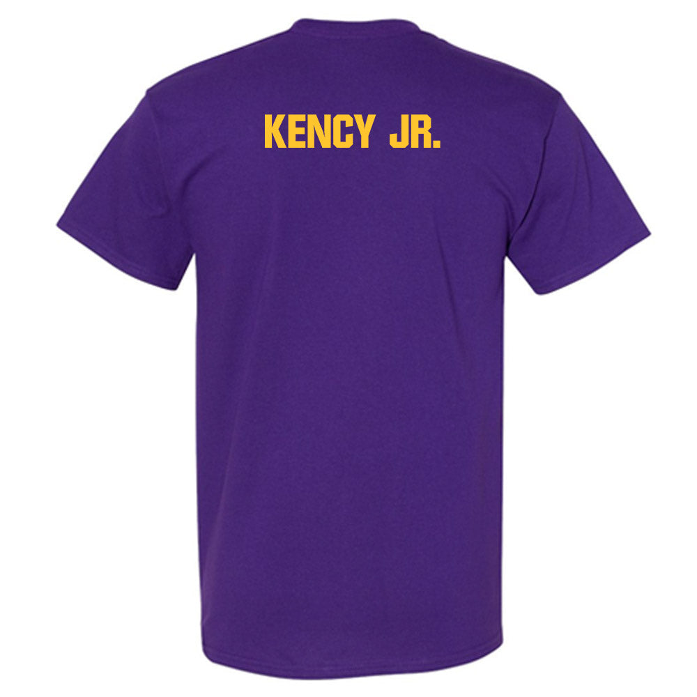LSU - NCAA Football : David Kency Jr. - Classic Shersey T-Shirt-1