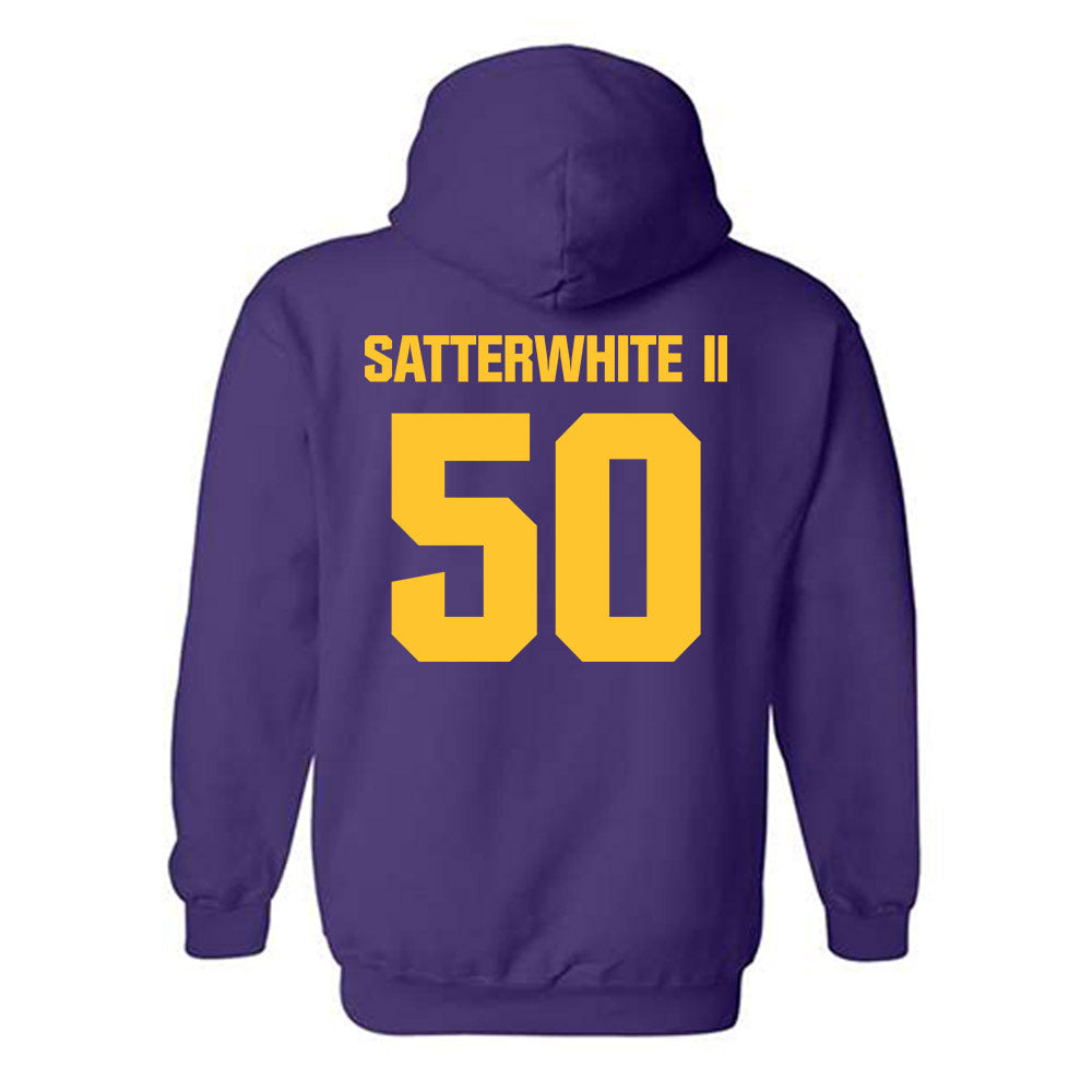 LSU - NCAA Football : William Satterwhite II - Classic Shersey Hooded Sweatshirt-1
