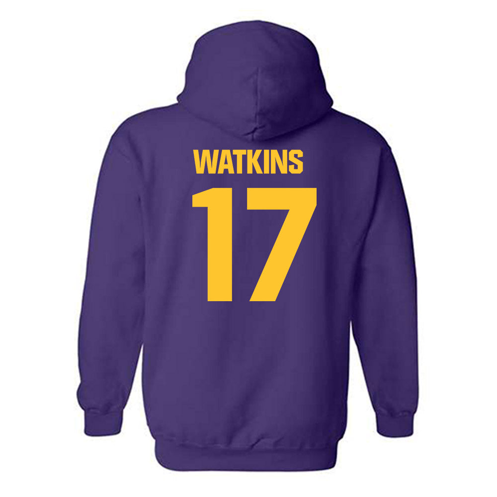 LSU - NCAA Football : Winston Watkins - Classic Shersey Hooded Sweatshirt-1