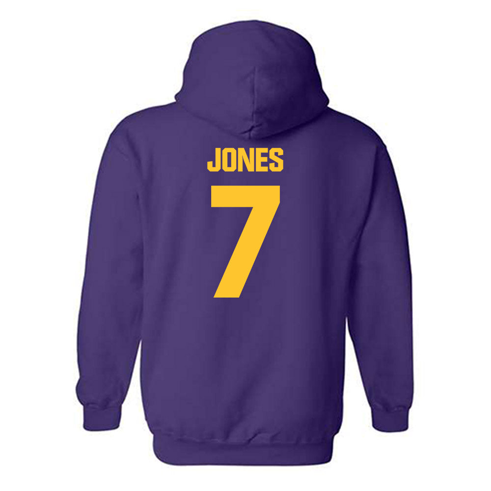 LSU - NCAA Women's Volleyball : Jessica Jones - Classic Shersey Hooded Sweatshirt-1