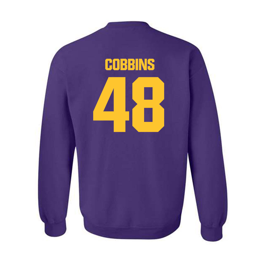 LSU - NCAA Football : Kolaj Cobbins - Classic Shersey Crewneck Sweatshirt-1