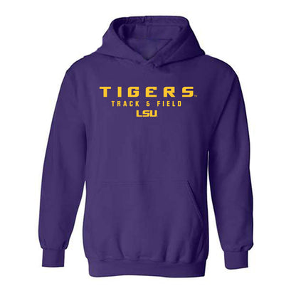 LSU - NCAA Men's Track & Field : Johnathan Witte - Classic Shersey Hooded Sweatshirt-0