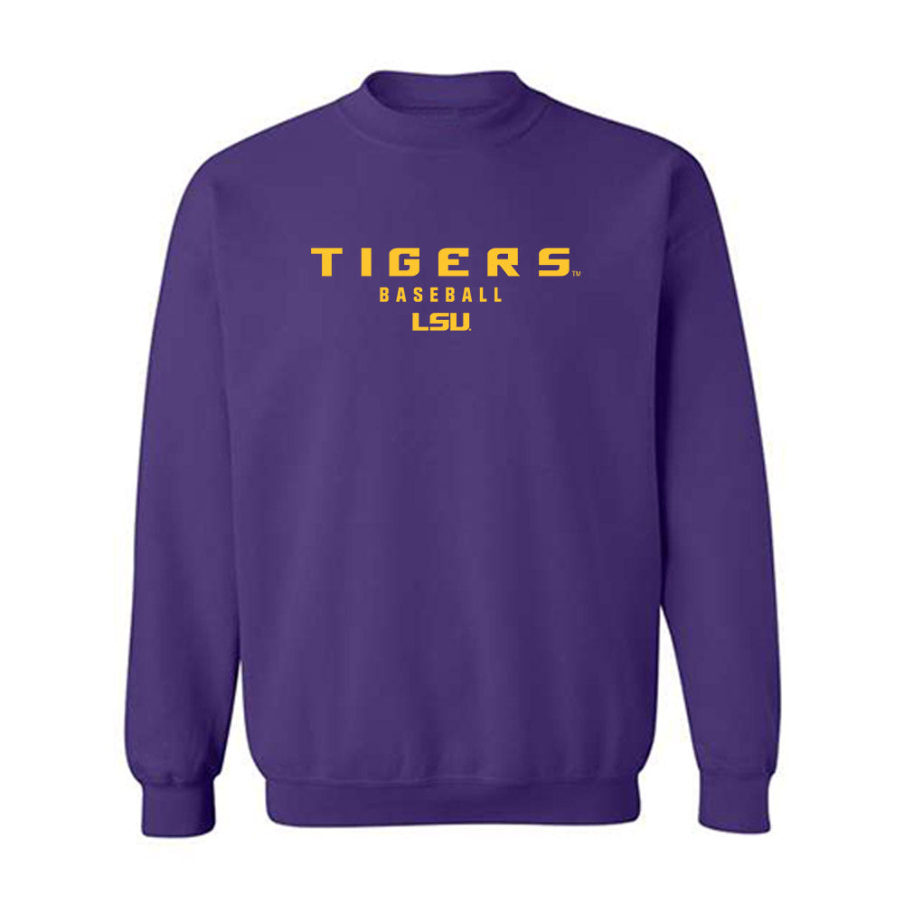LSU - NCAA Baseball : John Pearson - Classic Shersey Crewneck Sweatshirt-0