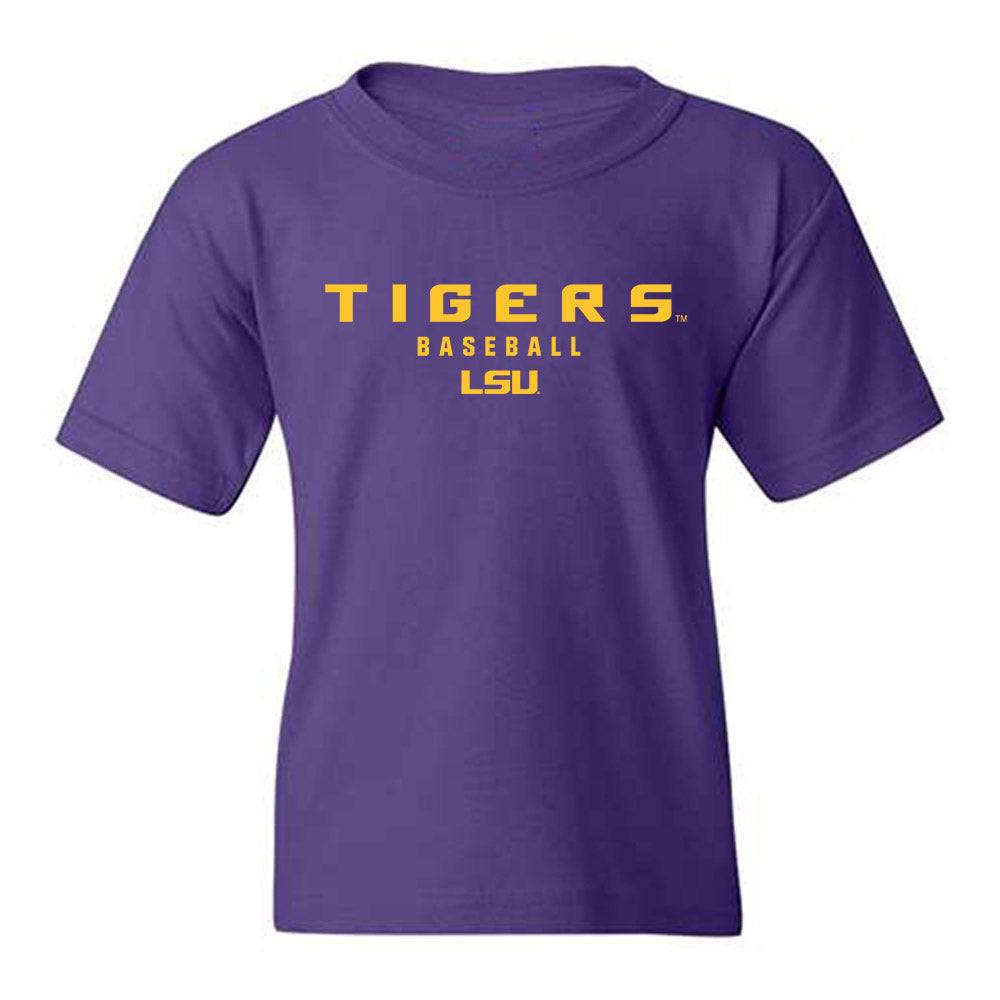LSU - NCAA Baseball : Diego Velazquez - Classic Shersey Youth T-Shirt-0