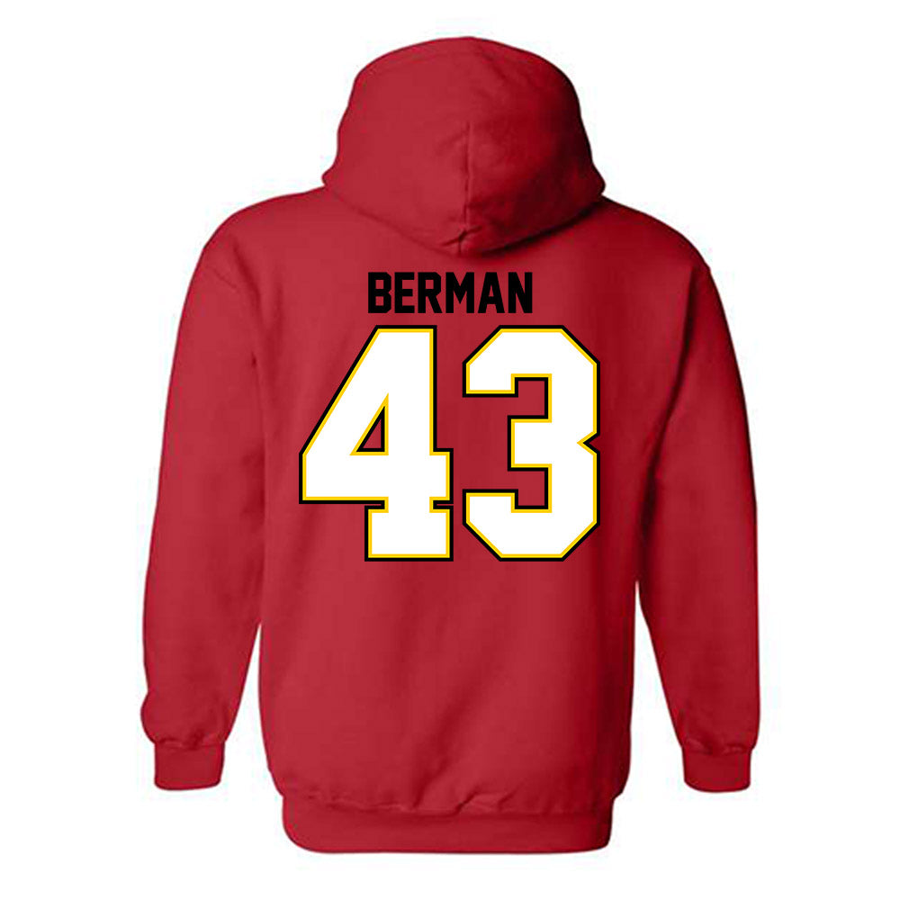 Maryland - NCAA Baseball : Sammy Berman - Classic Shersey Hooded Sweatshirt-1