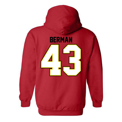 Maryland - NCAA Baseball : Sammy Berman - Classic Shersey Hooded Sweatshirt-1