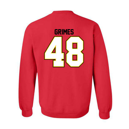 Maryland - NCAA Football : Darius Grimes - Classic Shersey Crewneck Sweatshirt-1