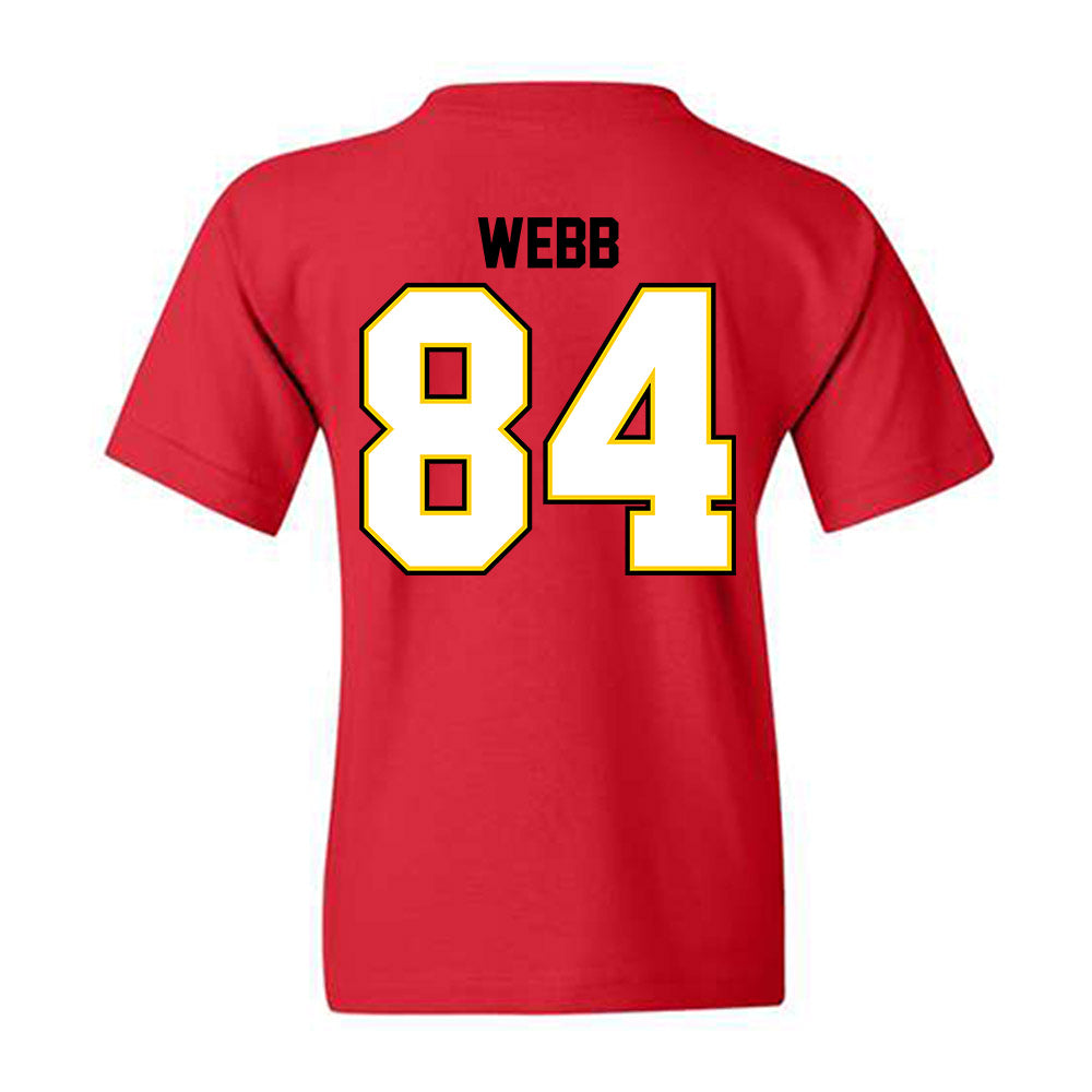 Maryland - NCAA Football : Kaleb Webb - Classic Shersey Youth T-Shirt-1