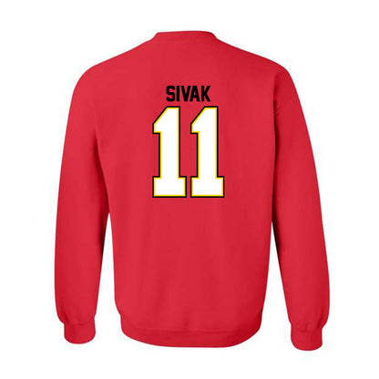 Maryland - NCAA Women's Volleyball : Marlee Sivak - Classic Shersey Crewneck Sweatshirt-1