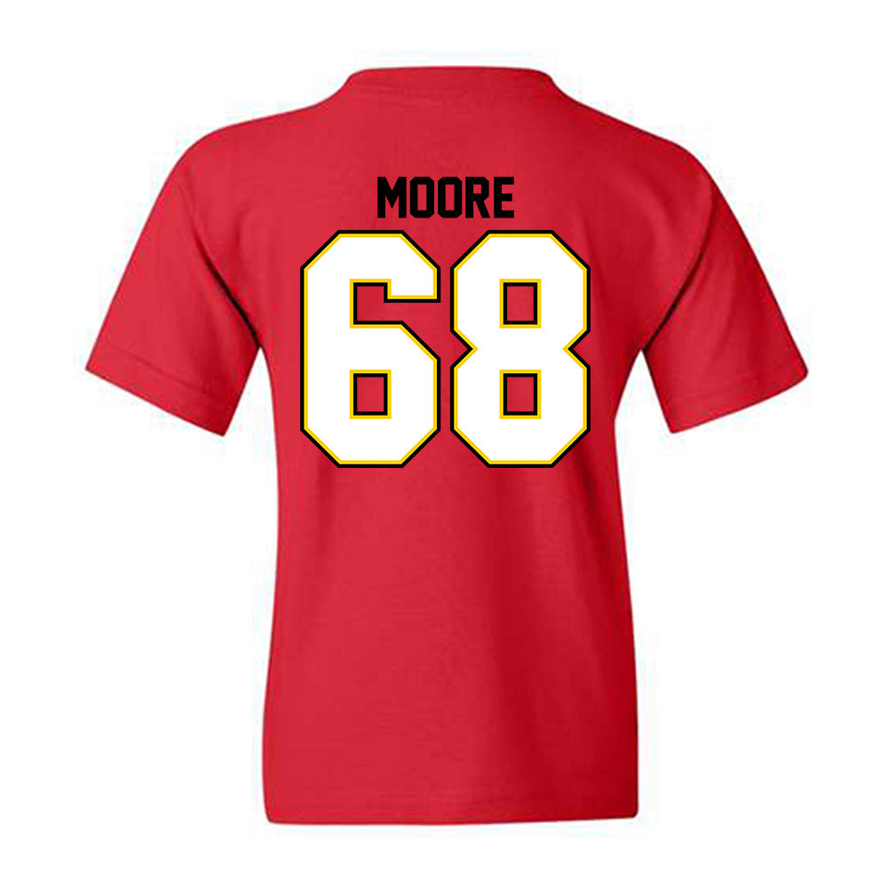 Maryland - NCAA Football : Carlos Moore - Classic Shersey Youth T-Shirt-1