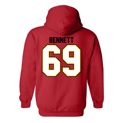 Maryland - NCAA Football : Logan Bennett - Hooded Sweatshirt