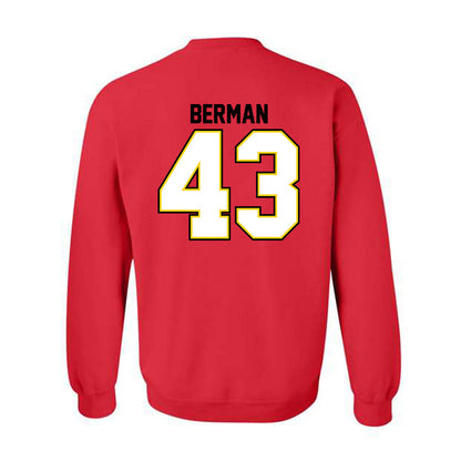 Maryland - NCAA Baseball : Sammy Berman - Classic Shersey Crewneck Sweatshirt-1