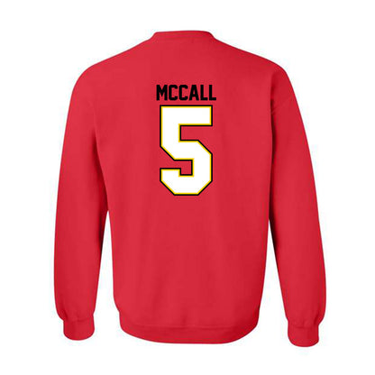 Maryland - Men's Basketball Alumni : Calvin McCall - Classic Shersey Crewneck Sweatshirt-1