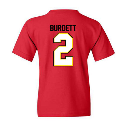 Maryland - NCAA Men's Soccer : Luke Burdett - Classic Shersey Youth T-Shirt-1