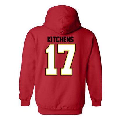 Maryland - NCAA Football : Jayden Kitchens - Classic Shersey Hooded Sweatshirt-1
