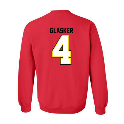 Maryland - NCAA Football : Jamare Glasker - Classic Shersey Crewneck Sweatshirt-1