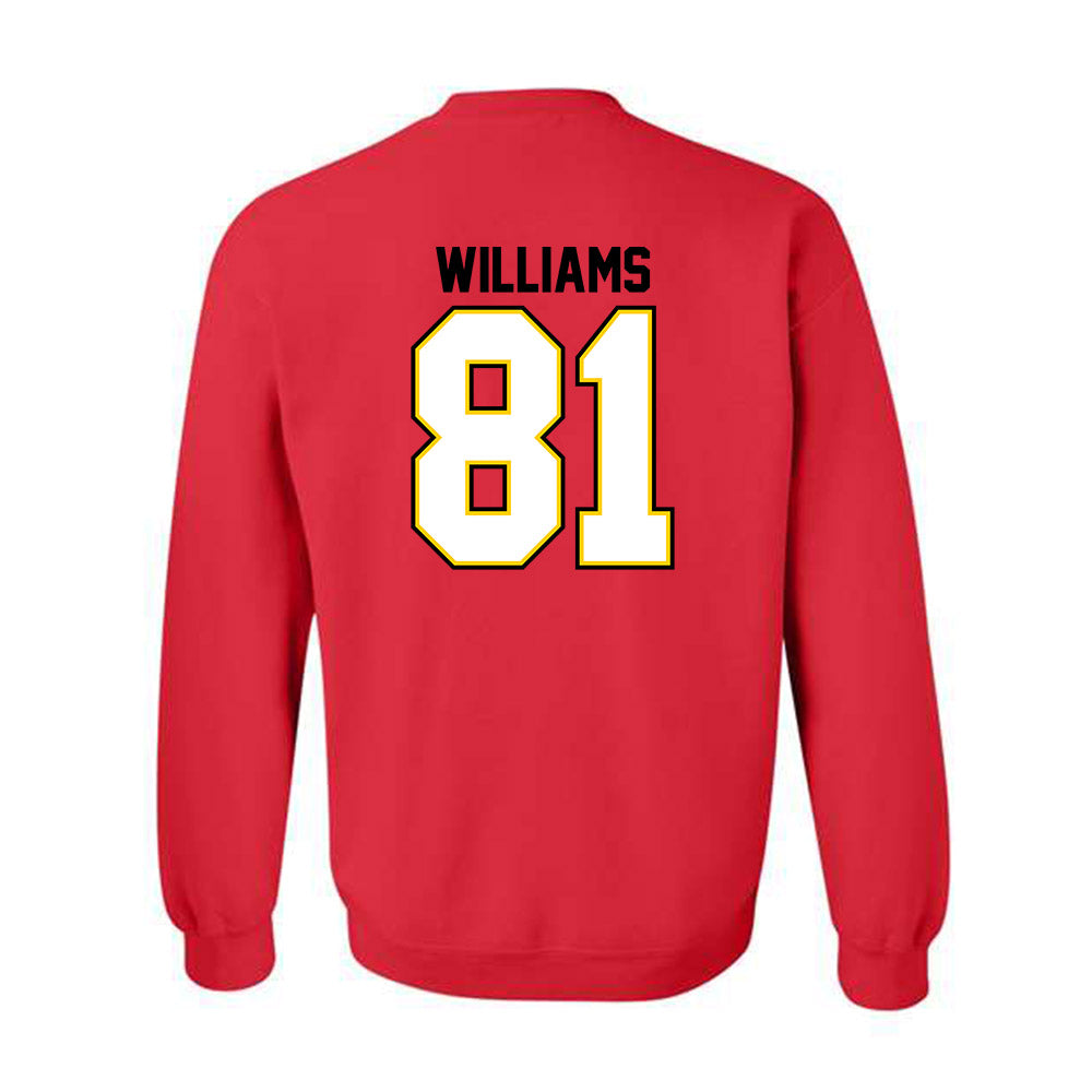 Maryland - NCAA Football : Javonte Williams - Classic Shersey Crewneck Sweatshirt-1