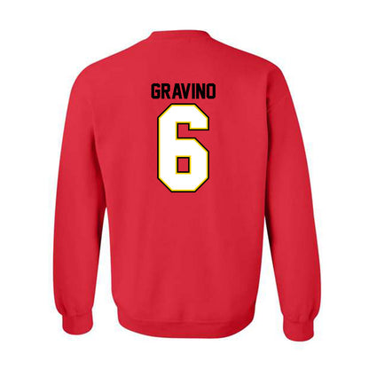 Maryland - NCAA Men's Lacrosse : Thomas Gravino - Classic Shersey Crewneck Sweatshirt-1