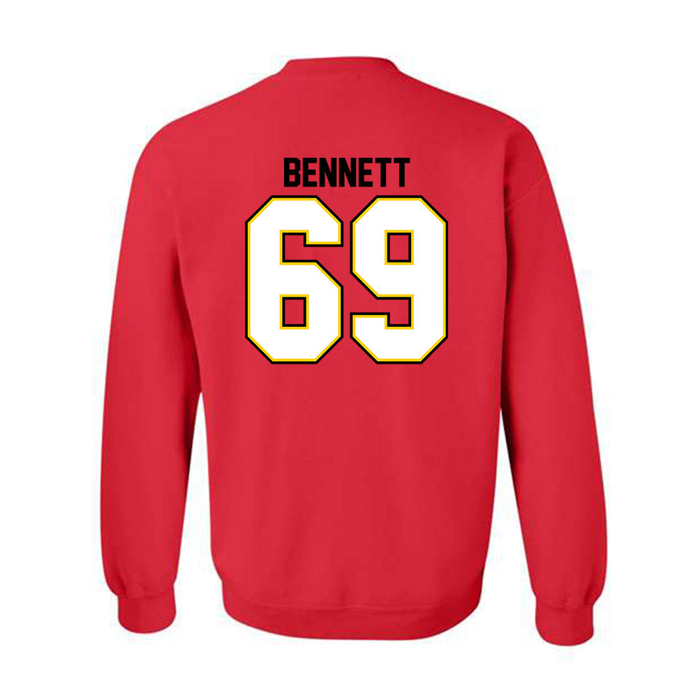 Maryland - NCAA Football : Logan Bennett - Crewneck Sweatshirt