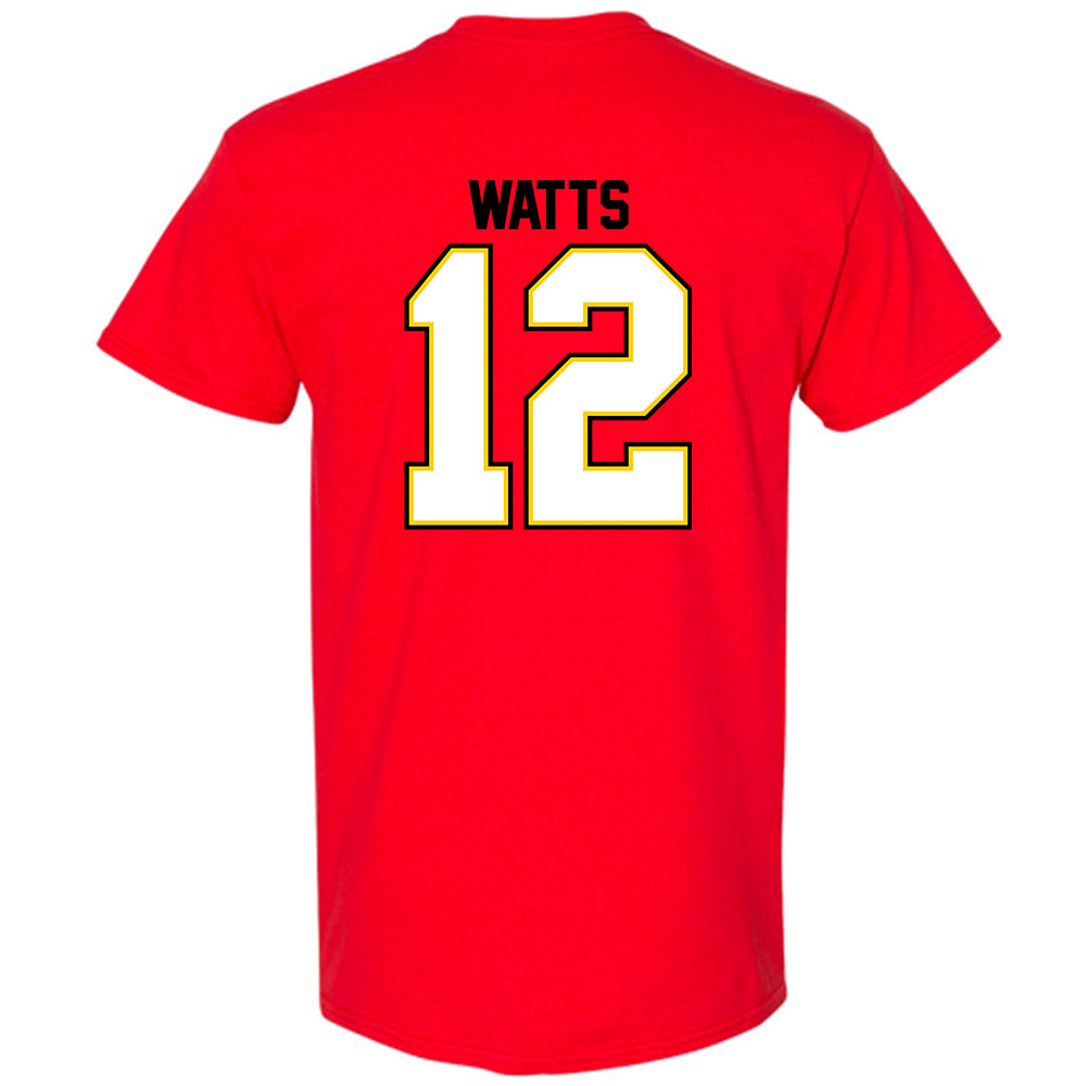 Maryland - NCAA Men's Basketball : Isaiah Watts - Classic Shersey T-Shirt-1