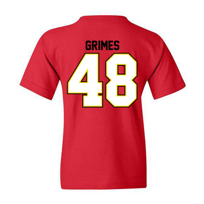 Maryland - NCAA Football : Darius Grimes - Classic Shersey Youth T-Shirt-1