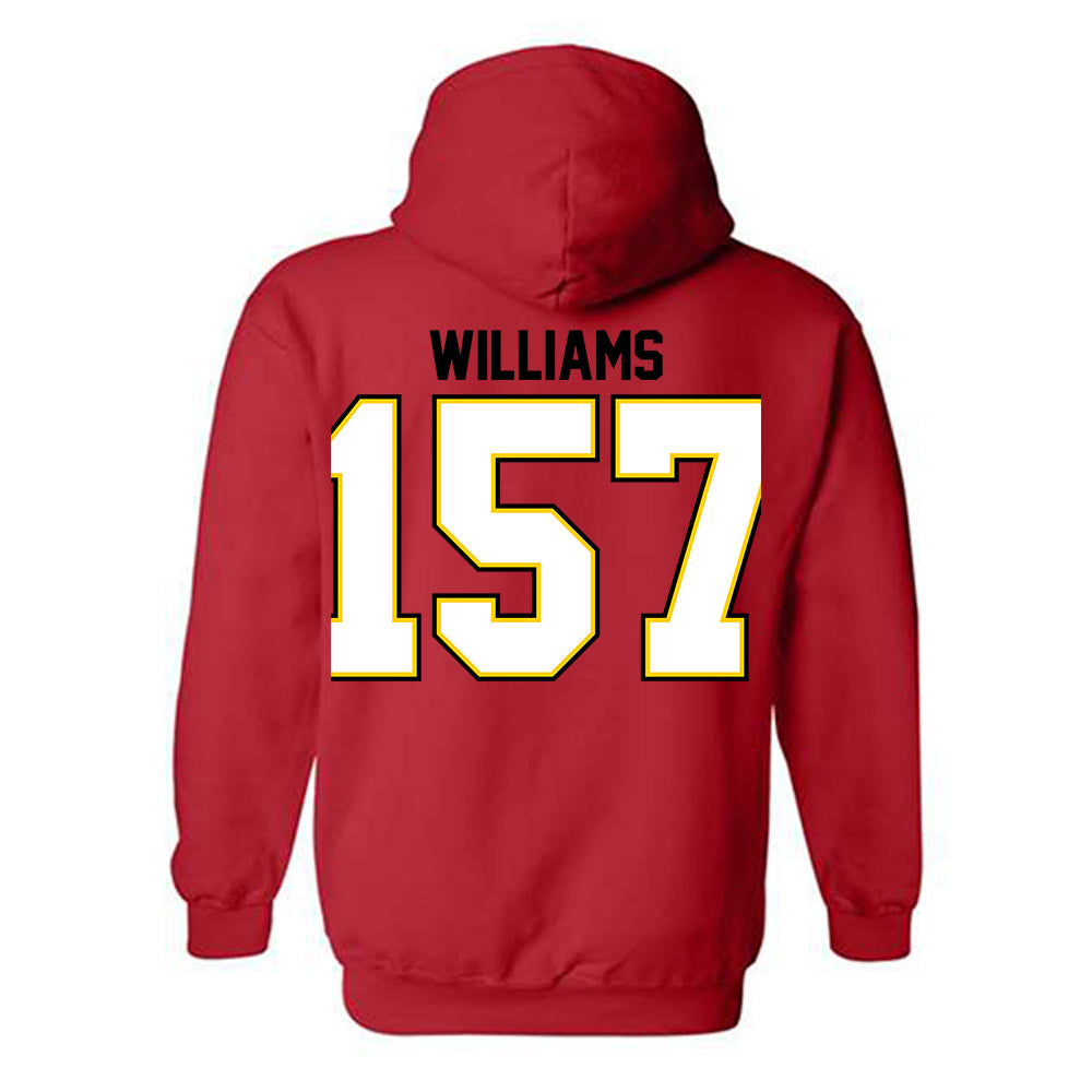 Maryland - NCAA Wrestling : Bradley Williams - Classic Shersey Hooded Sweatshirt-1