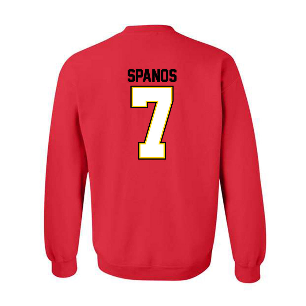Maryland - NCAA Men's Lacrosse : Eric Spanos - Classic Shersey Crewneck Sweatshirt-1