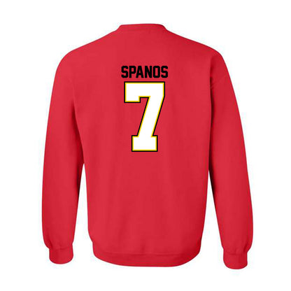 Maryland - NCAA Men's Lacrosse : Eric Spanos - Classic Shersey Crewneck Sweatshirt-1