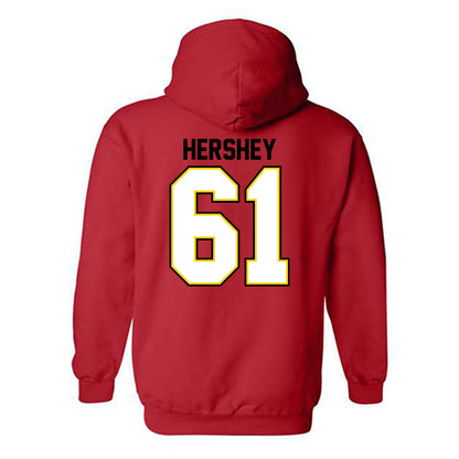 Maryland - NCAA Football : Michael Hershey - Hooded Sweatshirt