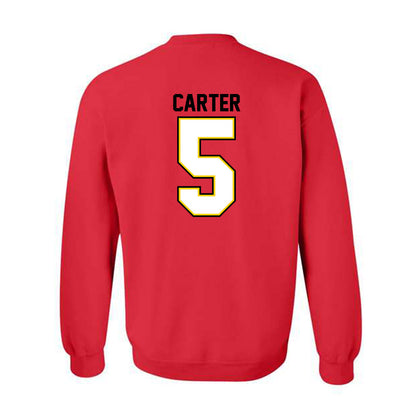 Maryland - NCAA Football : Kaden Carter - Classic Shersey Crewneck Sweatshirt-1