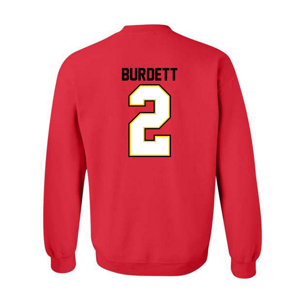 Maryland - NCAA Men's Soccer : Luke Burdett - Classic Shersey Crewneck Sweatshirt-1