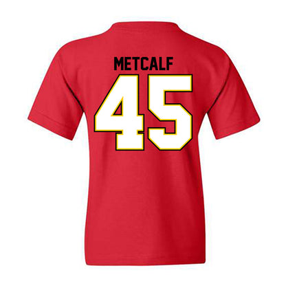 Maryland - NCAA Men's Basketball : Collin Metcalf - Classic Shersey Youth T-Shirt-1