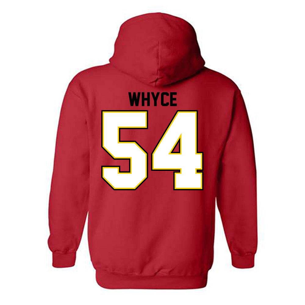 Maryland - NCAA Football : JaMarcus Whyce - Classic Shersey Hooded Sweatshirt-1