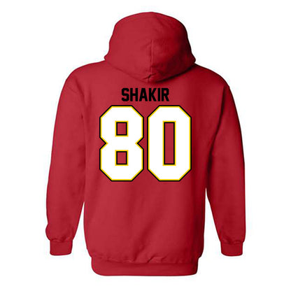 Maryland - NCAA Football : Ejani Shakir - Classic Shersey Hooded Sweatshirt-1