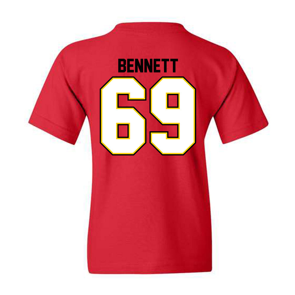 Maryland - NCAA Football : Logan Bennett - Youth T-Shirt