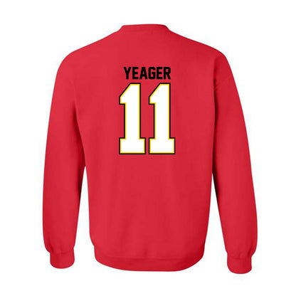 Maryland - NCAA Baseball : Jake Yeager - Classic Shersey Crewneck Sweatshirt-1