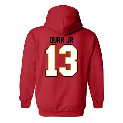 Maryland - NCAA Football : Chris Durr jr - Classic Shersey Hooded Sweatshirt-1
