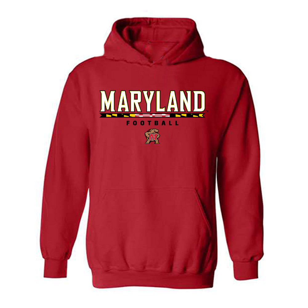 Maryland - NCAA Football : Preston Howard - Classic Shersey Hooded Sweatshirt-0