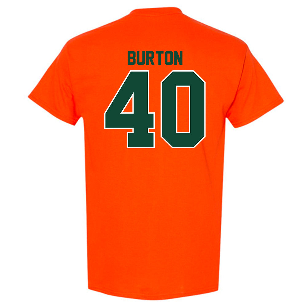 Miami - NCAA Football : Brennan Burton - Classic Shersey T-Shirt-1