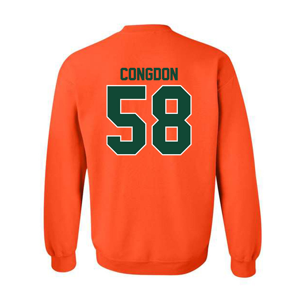 Miami - NCAA Football : Ben Congdon - Classic Shersey Crewneck Sweatshirt-1