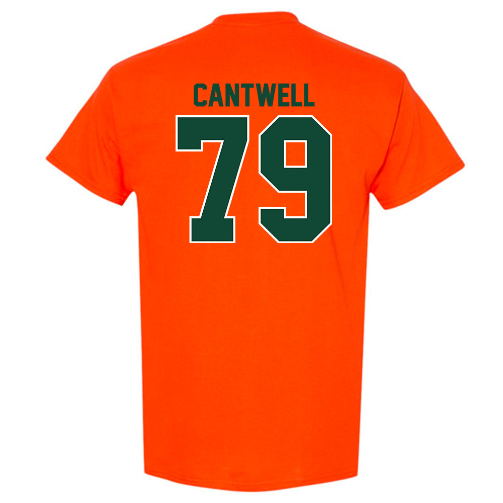 Miami - NCAA Football : Jackson Cantwell - Classic Shersey T-Shirt-1
