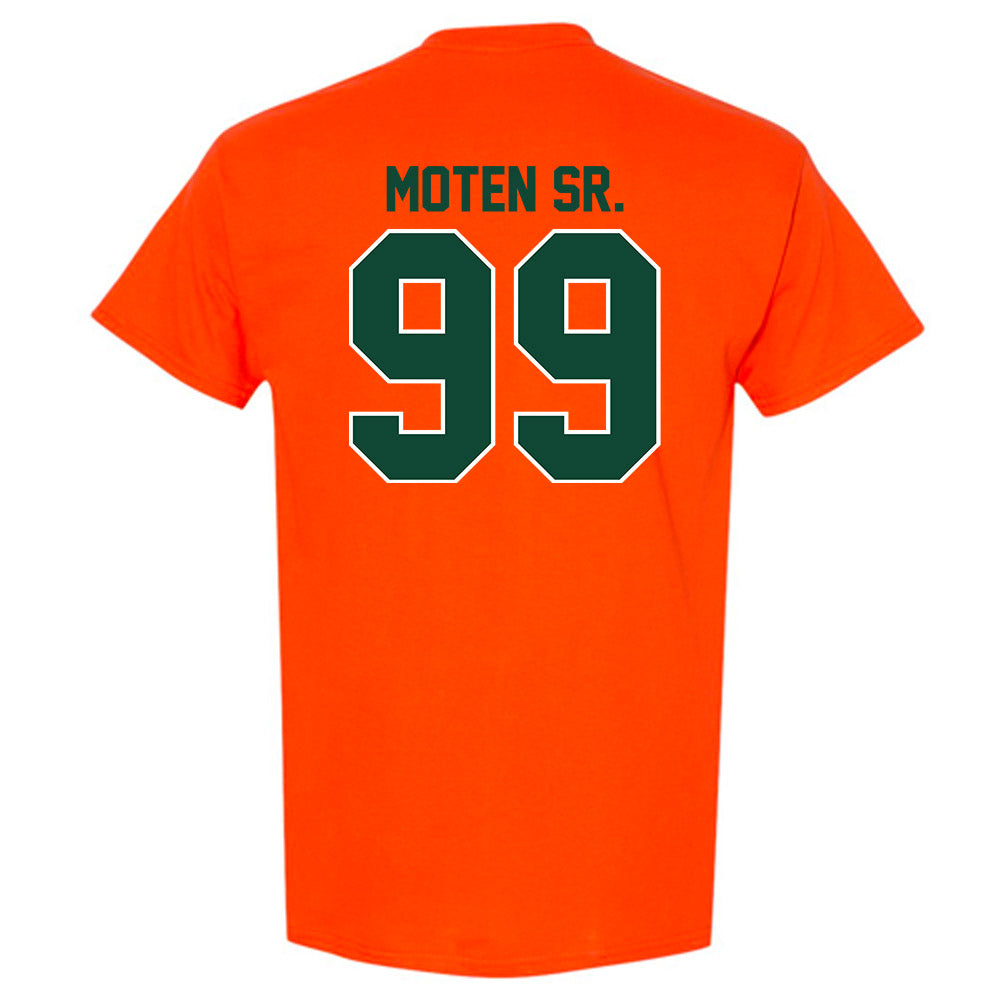 Miami - NCAA Football : Ahmad Moten Sr. - Classic Shersey T-Shirt-1