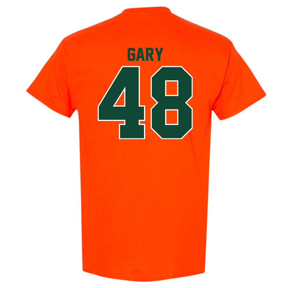 Miami - NCAA Baseball : Bennett Gary - Classic Shersey T-Shirt-1