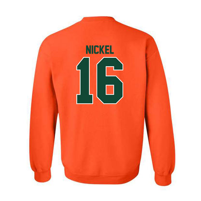 Miami - NCAA Football : Luke Nickel - Classic Shersey Crewneck Sweatshirt-1
