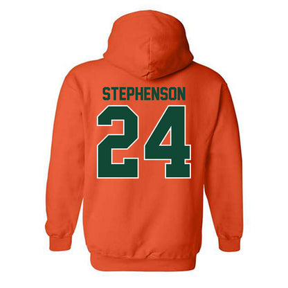 Miami - NCAA Women's Soccer : Alyssa Stephenson - Classic Shersey Hooded Sweatshirt-1